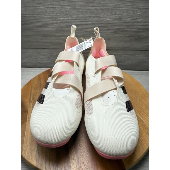 Adidas The Indoor Cycling Shoe GX1669 Men\'s 11 Women\'s 12 White Pink